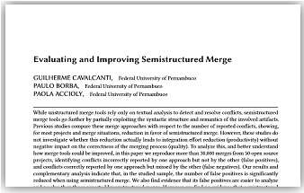 Evaluating and Improving Semistructured Merge